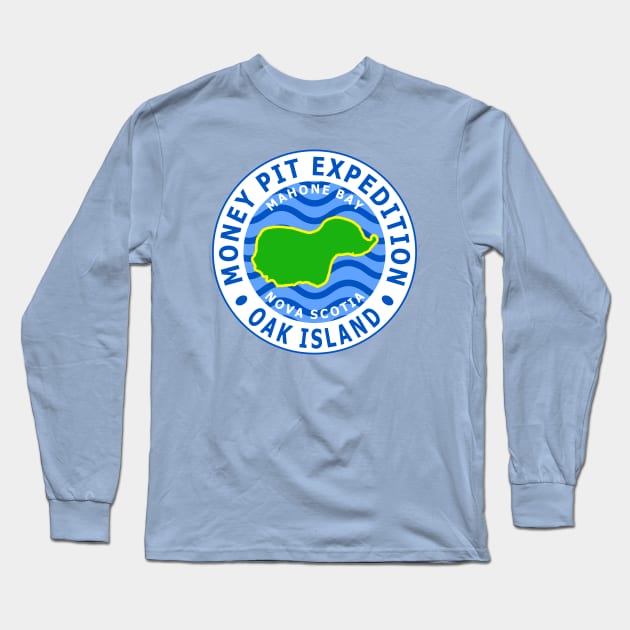 Oak Island Money Pit Expedition Long Sleeve T-Shirt by Lyvershop